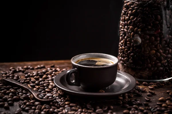 Tazza di caffè e piattino — Foto Stock
