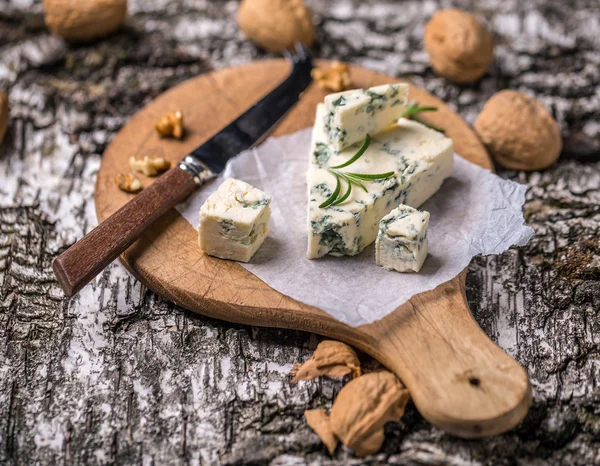 Gorgonzola sajt szelet — Stock Fotó