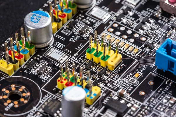 Elektronische circuit bord — Stockfoto