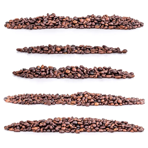 Set pile of coffee beans — Stock Photo, Image