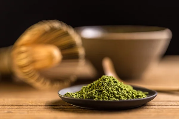 Macha green powder — Stock Photo, Image