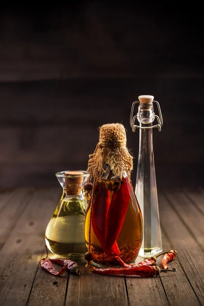 Assorted olive oil — Stock Photo, Image