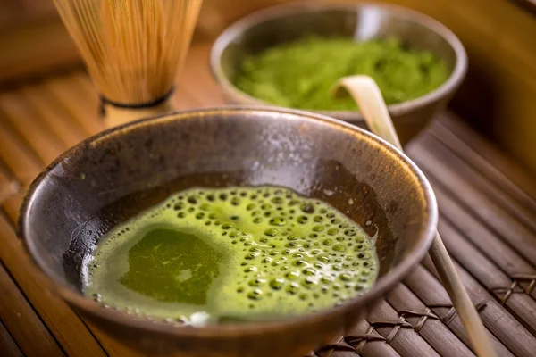 Yeşil çay matcha — Stok fotoğraf