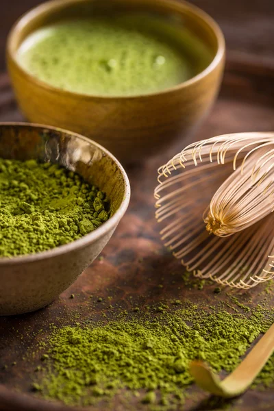 Green matcha tea — Stock Photo, Image