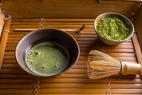 Matcha yeşil çay — Stok fotoğraf