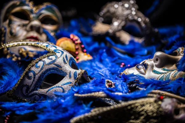 Женская карнавальная маска — стоковое фото