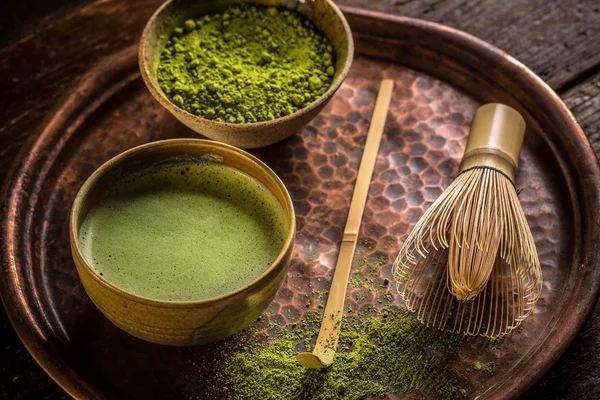 Matcha tè verde — Foto Stock