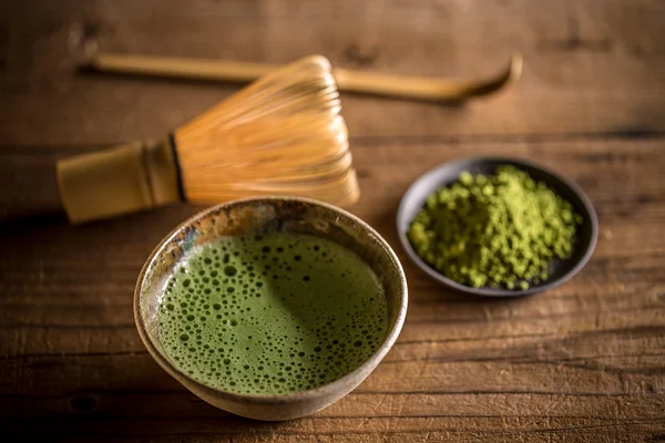 Zelený čaj matcha — Stock fotografie