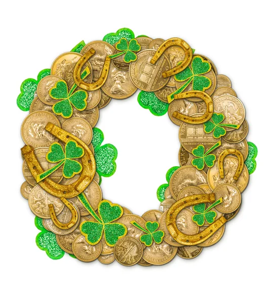 St Patricks Day wakacje litera O — Zdjęcie stockowe