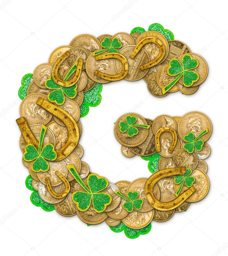 St. Patricks Day holiday letter G 