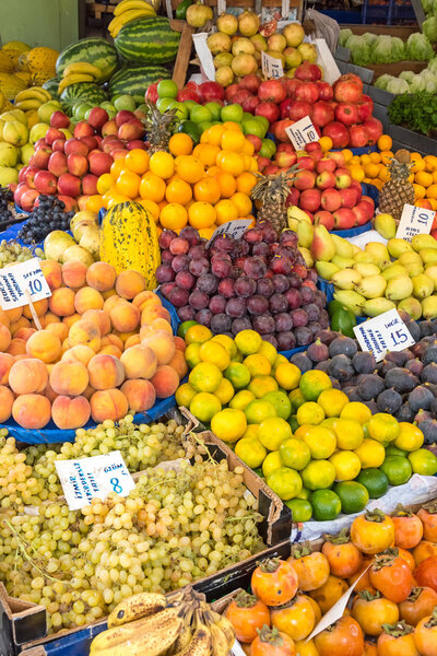 Great variety of fruits for sale