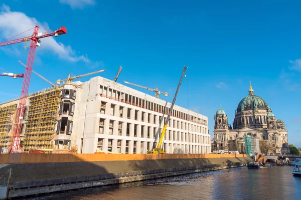 Wiederaufbau des Berliner Schlosses — Stockfoto