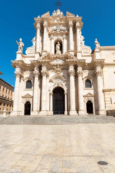 Die kathedrale von syrakus in sizilien — Stockfoto