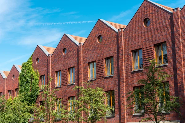 Serial houses seen in Berlin — Stock Photo, Image