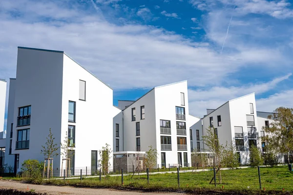 Modern White Townhouses Seen Berlin Germany — Stock Photo, Image