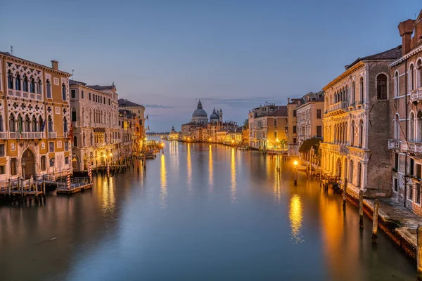 Gran Canal Basílica Santa Maria Della Salute Venecia Antes Del — Foto de Stock