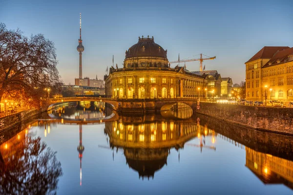 Museo Bode Torre Della Televisione Berlino Cielo Limpido Mattina — Foto Stock