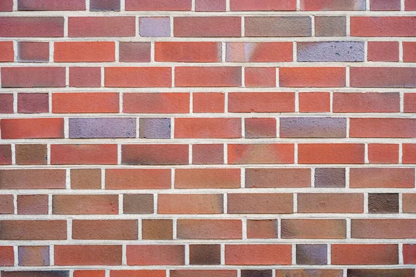 Background Clean Red Brick Wall — Stock Photo, Image