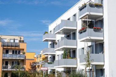 Berlin, Almanya 'da konut geliştirme alanı görüldü