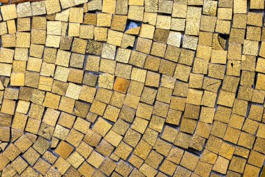 Bazı altın mozaik fayansların arkaplanı