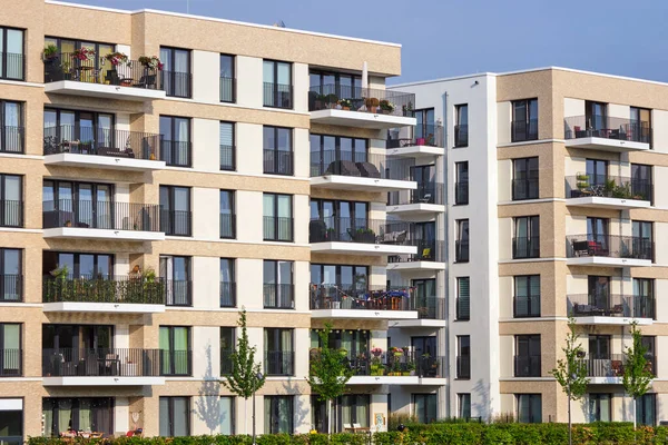 Modern Apartment Buildngs New Residential District Seen Berlin Germany — Stock Photo, Image