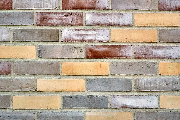 Background Multicolored Brick Wall — Stock Photo, Image