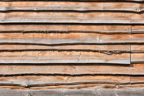 Achtergrond Van Een Muur Van Houten Planken — Stockfoto