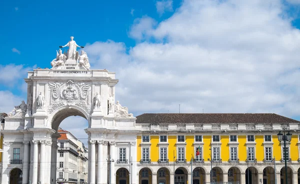 Rua Augusta båge i Lissabon — Stockfoto