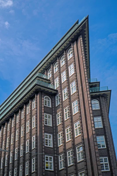 Edificio típico de Hamburgo — Foto de Stock