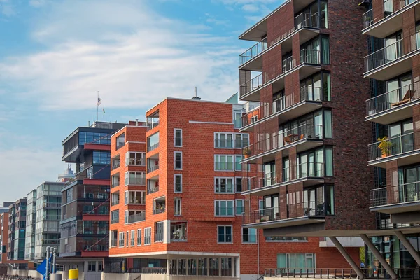 Edificios modernos en la Hafencity — Foto de Stock