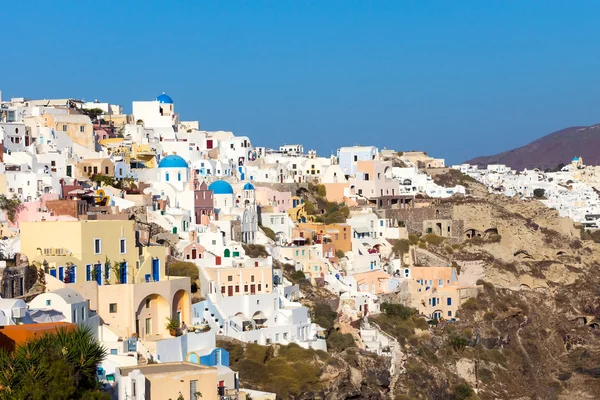 Oia en isla de Santorini — Foto de Stock