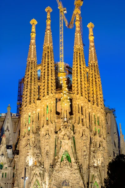 Fassade der Sagrada Familia — Stockfoto