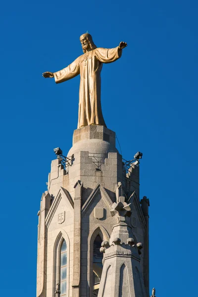 Estatua de Jesús en Barcelona — Foto de Stock