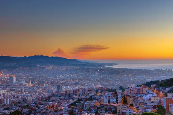 La Costa Brava antes del amanecer — Foto de Stock