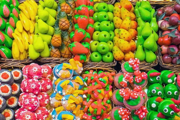 Sweets at the Boqueria — Stock Photo, Image