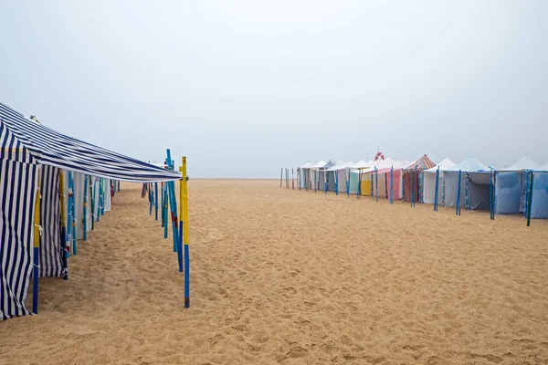 Zła pogoda na plaży — Zdjęcie stockowe