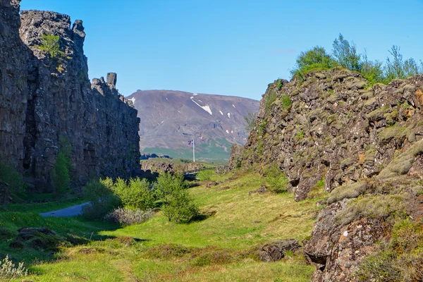 Parco nazionale di Pingvellir in Islanda — Foto Stock