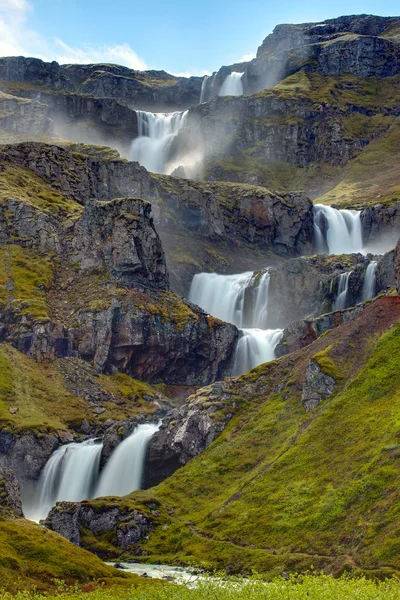 Klifbrekkufossar vattenfall — Stockfoto