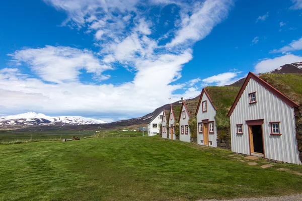 The old Laufas farm in Iceland Stock Photo