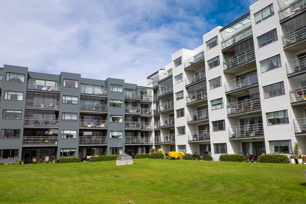 Complexo habitacional em Reykjavik — Fotografia de Stock