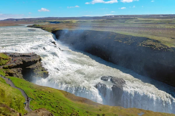 The Gullfoss waterfall in Iceland — Stock Photo, Image