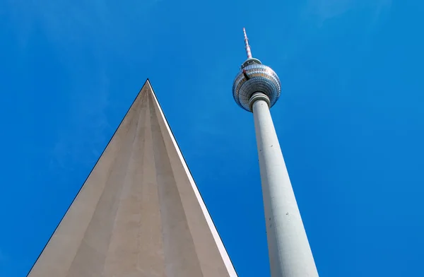 Wieża telewizyjna w Berlinie — Zdjęcie stockowe