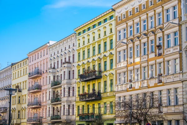 Beautiful restored houses in Berlin — Stock Photo, Image