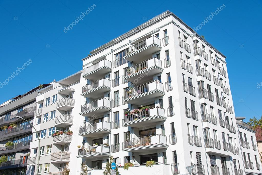 Modern apartment building in Berlin