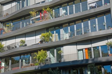 Modern bir townhouse cephe