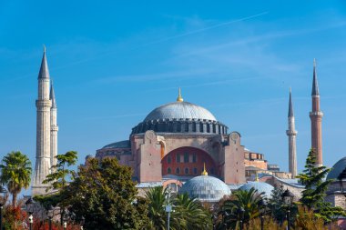 Istanbul'da ünlü Ayasofya Müzesi