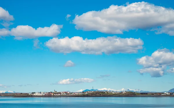 Borgarnes på Island — Stockfoto