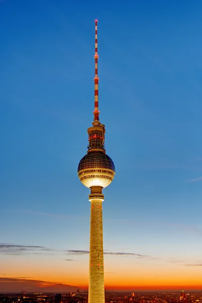 A famosa Torre de TV em Berlim — Fotografia de Stock