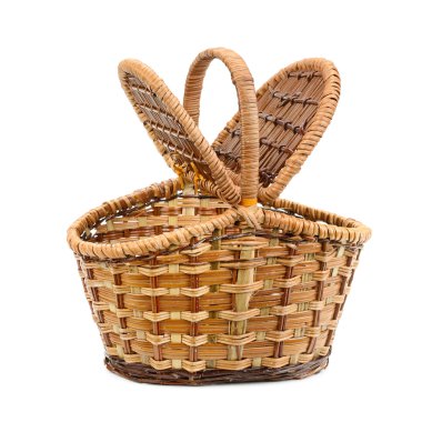 kapaklı hasır sepet