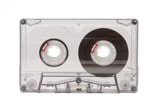 Audiocassettes geïsoleerd op wit — Stockfoto